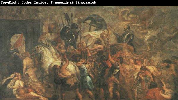 RUBENS, Pieter Pauwel Triumphal Entry of Henry IV into Paris